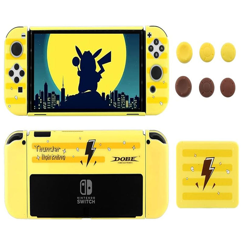 Dobe Protection Kit For Nintendo Switch OLED – Yellow