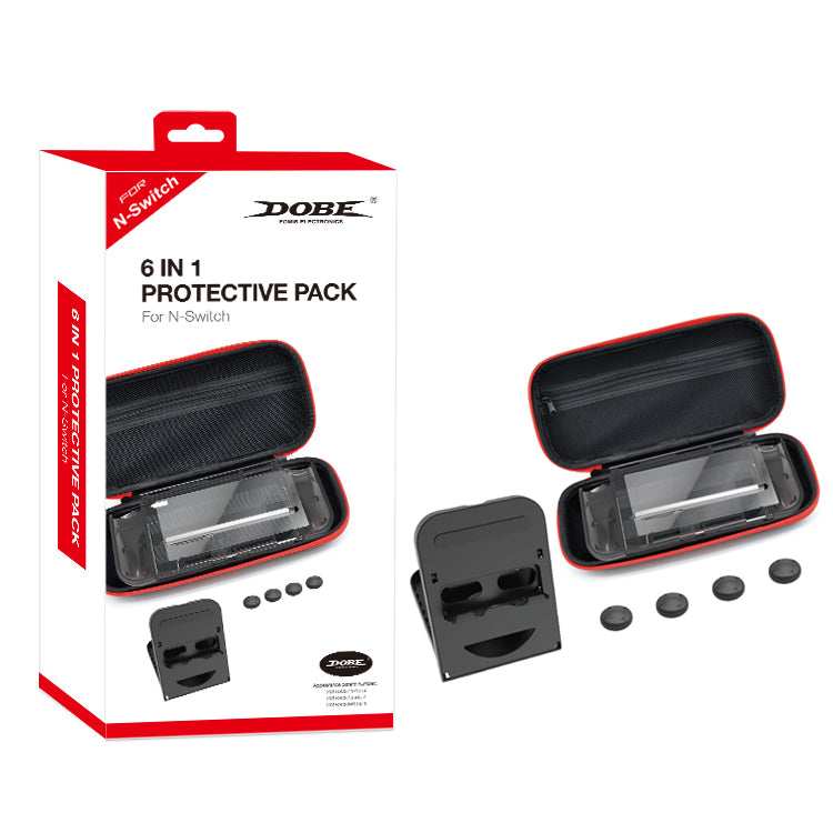 Dobe 6 in 1 Protective Pack for Nintendo Switch