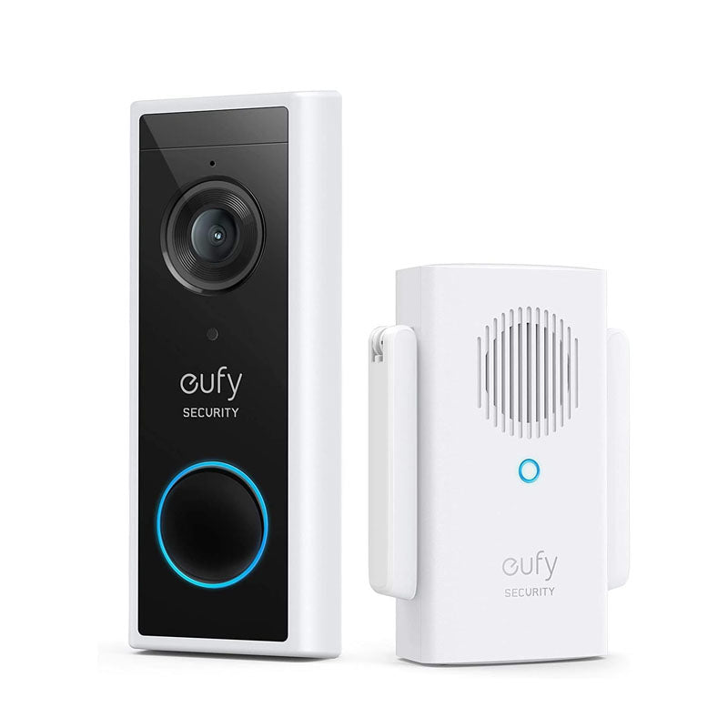 eufy Security, Battery Video Doorbell Kit, Wire-Free Doorbell, Free Wireless Chime, Wi-Fi Connectivity, 1080p-Grade Resolution, No Monthly Fees, 120-day Battery, AI Detection, 2-Way Audio, Black