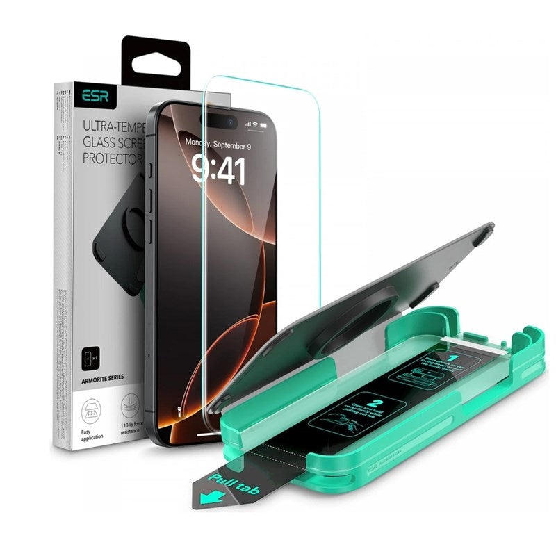 ESR Armorite Screen Protector for iPhone 16 Pro, Clear