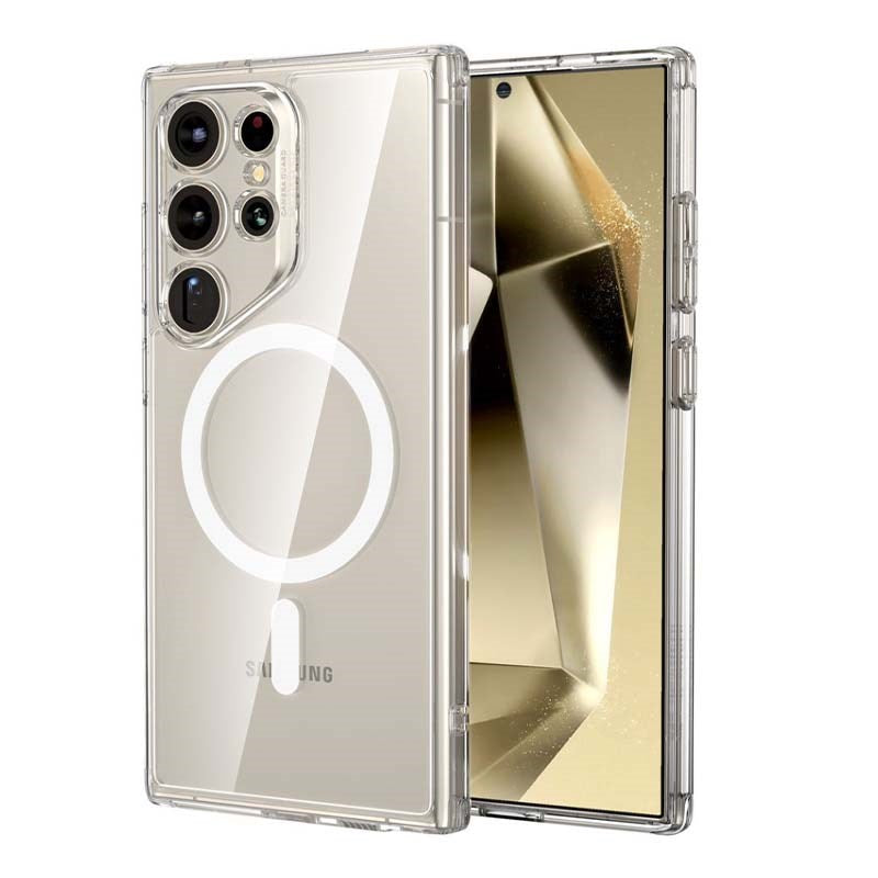 ESR Halolock Protective Cover with Stand for Samsung Galaxy S24 Ultra, Clear