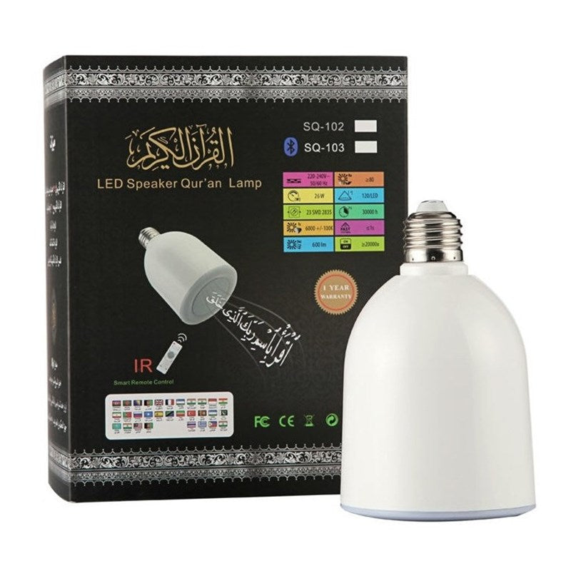 Equantu Bulb Lamp Quran Speaker with Application
