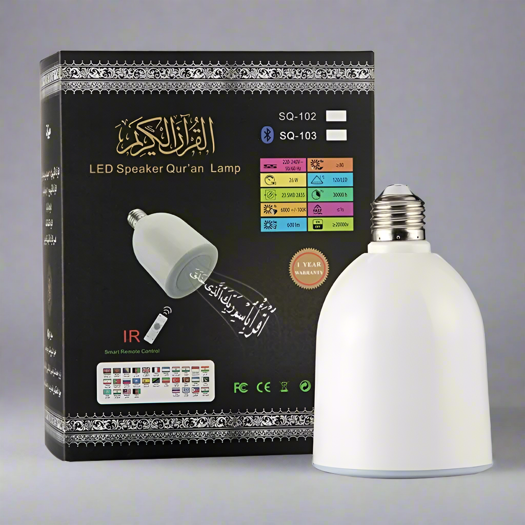 Equantu Bulb Lamp Quran Speaker with Application