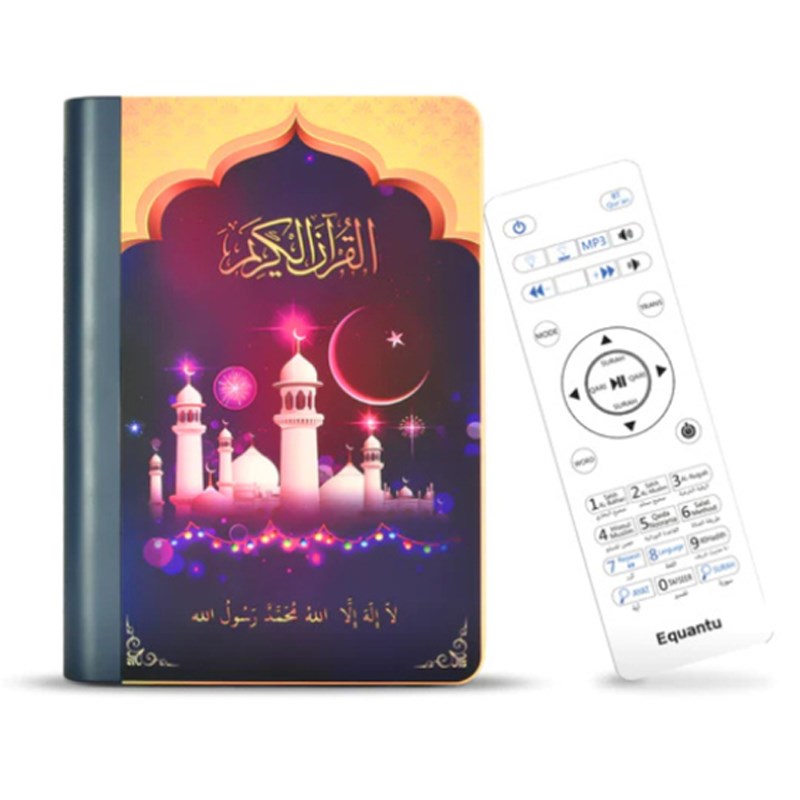 Equantu Rechargeable Book Lamp Quran Speaker with Application
