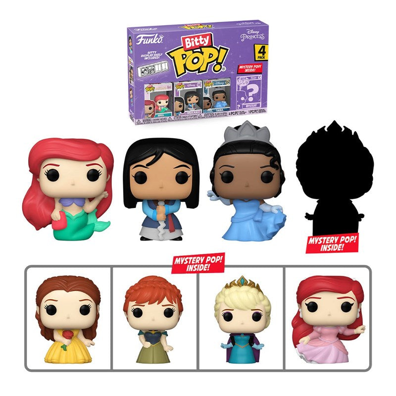 Funko Bitty Pop! Disney: Disney Princesses - Ariel 4pk