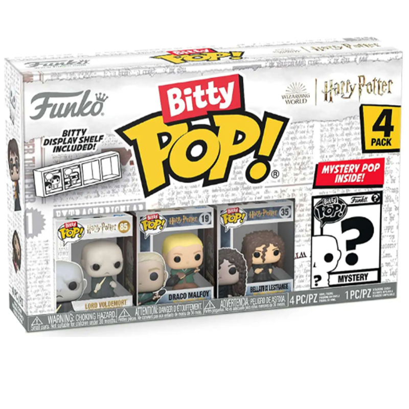 Funko Bitty Pop! Movies: Harry Potter - Voldemort 4PK