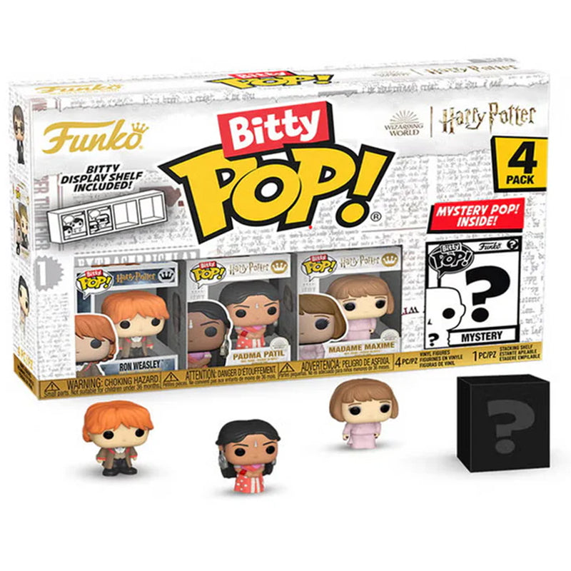 Funko Bitty Pop! Movies: Harry Potter Goblet of Fire - Ron 4 Pack