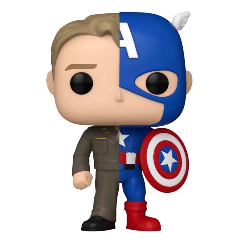 Funko Pop! Marvel: Split - Captain A/Steve R