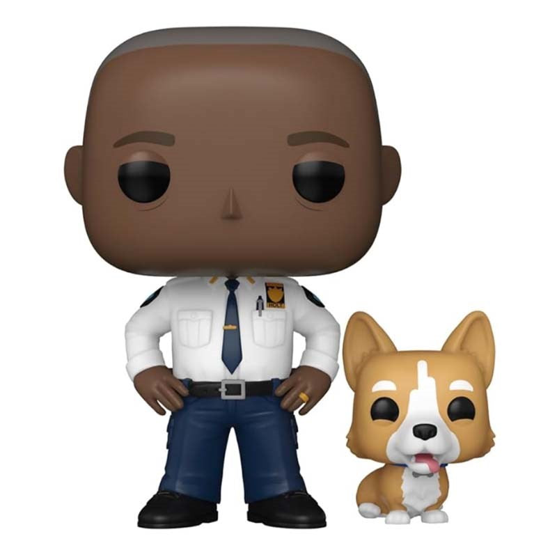Funko Pop! TV: Brooklyn Nine-Nine - Cpt Holt with Cheddar