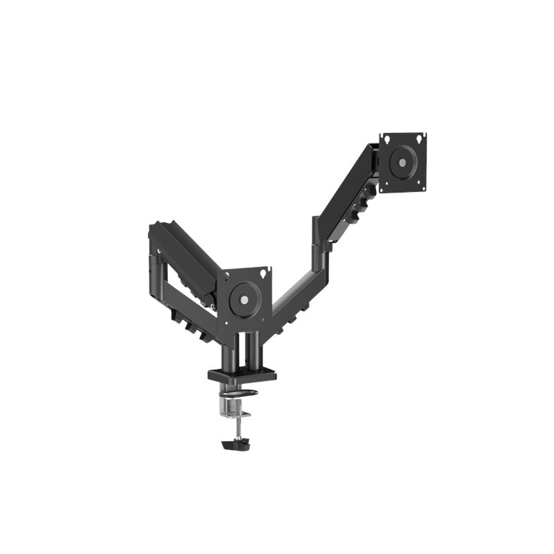 GAMEON GO-5550 Gas Mechanical Spring Dual Monitor Arm For Gaming And Office Use, 17