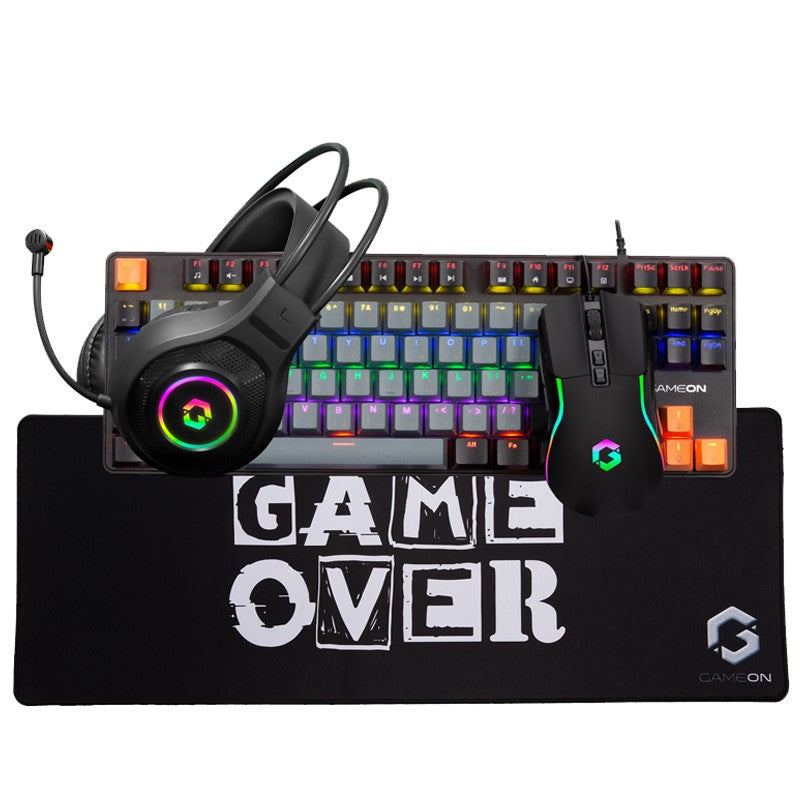 GAMEON VIPER XI All-In-One Gaming Bundle (Mechanical Keyboard, Headset, Mouse & Mousepad)