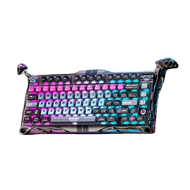 Teclado Gaming GravaStar Mercury V75 HE — Interruptores Magnéticos, 8000 Hz, RGB, Compacto 75%