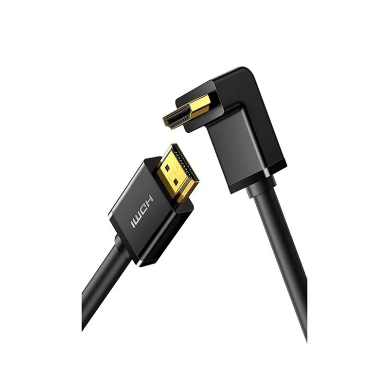 Ugreen HDMI Cable Right Angle 90 Degree 2m (Black), HD103