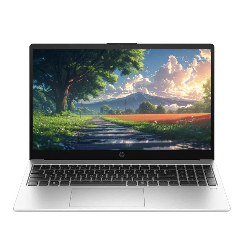 HP 250R G10 15.6" FHD Notebook PC, Core 7 150U Laptop, 8 GB DDR4, 512 GB NVMe SSD, DOS, 1 Year Warranty - Turbo Silver