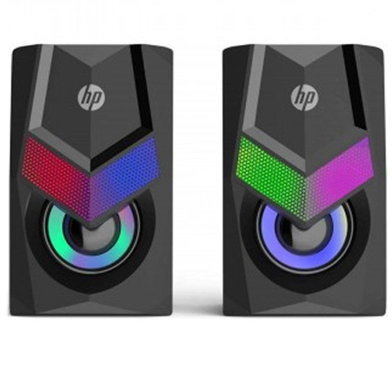 HP RGB Backlight Multimedia Stereo Mini Subwoofer Speaker