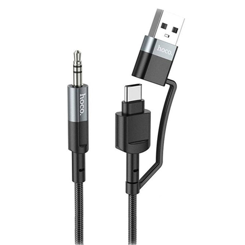 Hoco Audio Conversion Cable, 3.5mm AUX to Type-C / USB