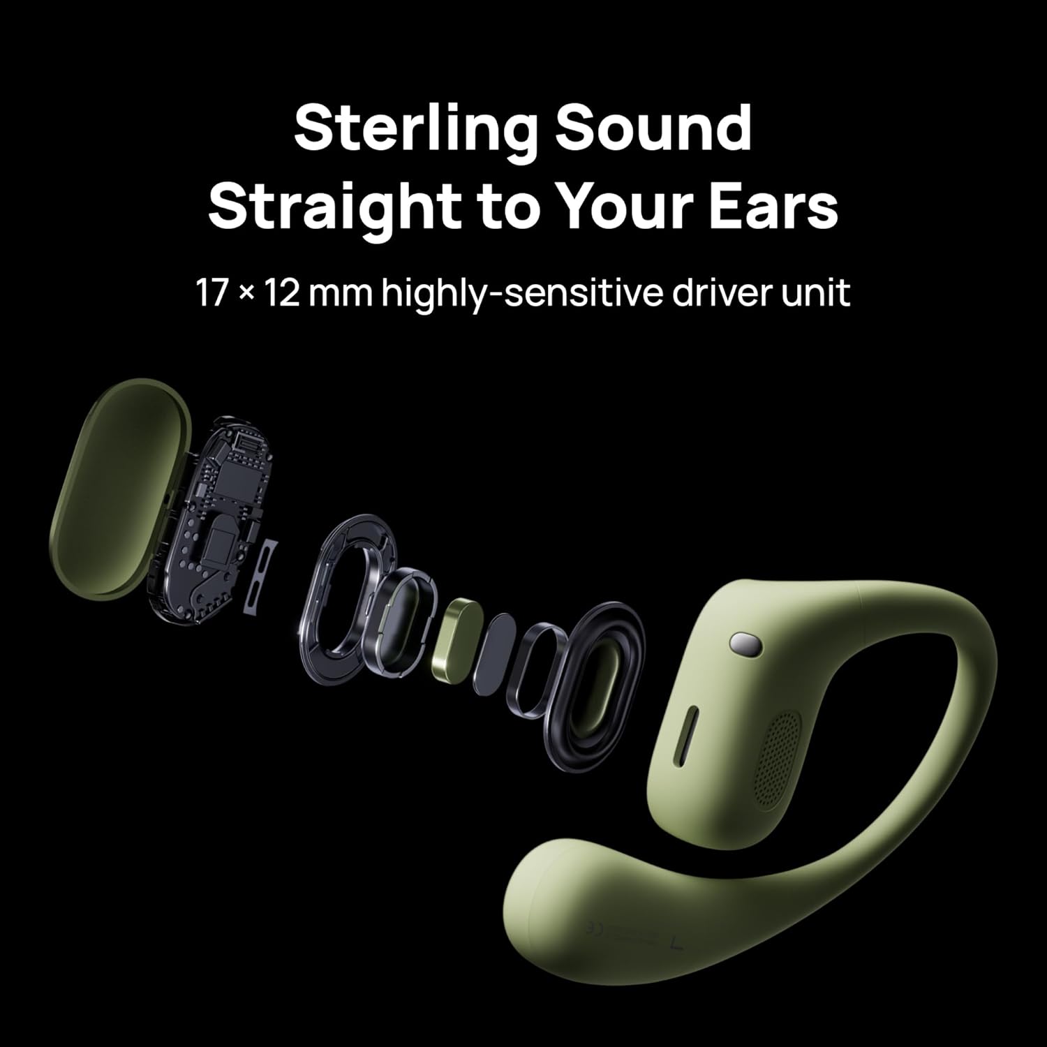Huawei Free Arc Open-Ear Earbuds, 28 Hours Playtime, IP57 Water Resistance, Sports Earphones