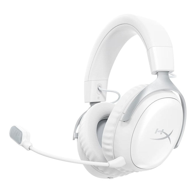 HyperX Cloud III S Wireless Gaming Headset for PC, Mac, PS5, Mobile, Switch - White