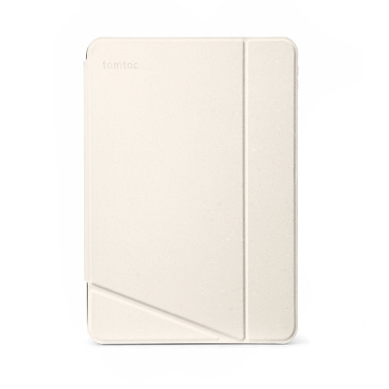 جراب Tomtoc Inspire-B02 iPad ثلاثي الوضع أبيض عاجي