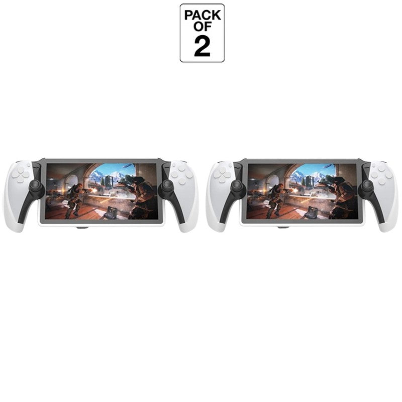 JYS PlayStation 5 (PS5) Portal Remote Console Protective TPU Case with Kickstand – White (Pack of 2)