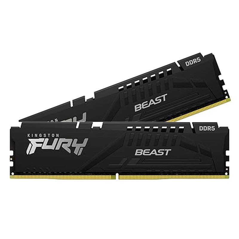 Kingston FURY Beast 16 GB (8GB x 2) DDR5 5200MHz RAM Memory Kit - Black