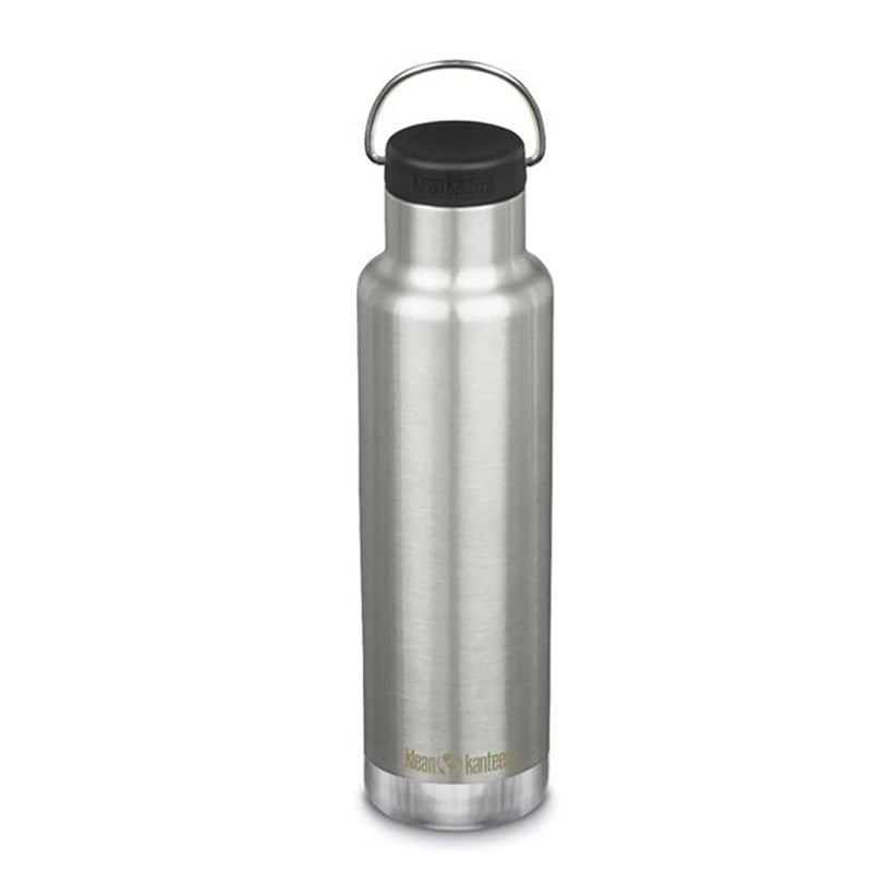 Klean Kanteen TKWide 64 oz (w/Loop Cap) Brush Stainless Steel, Brushed Stainless