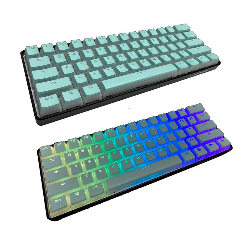 Kraken Mint Pudding Keycap Set (ISO Keys included)