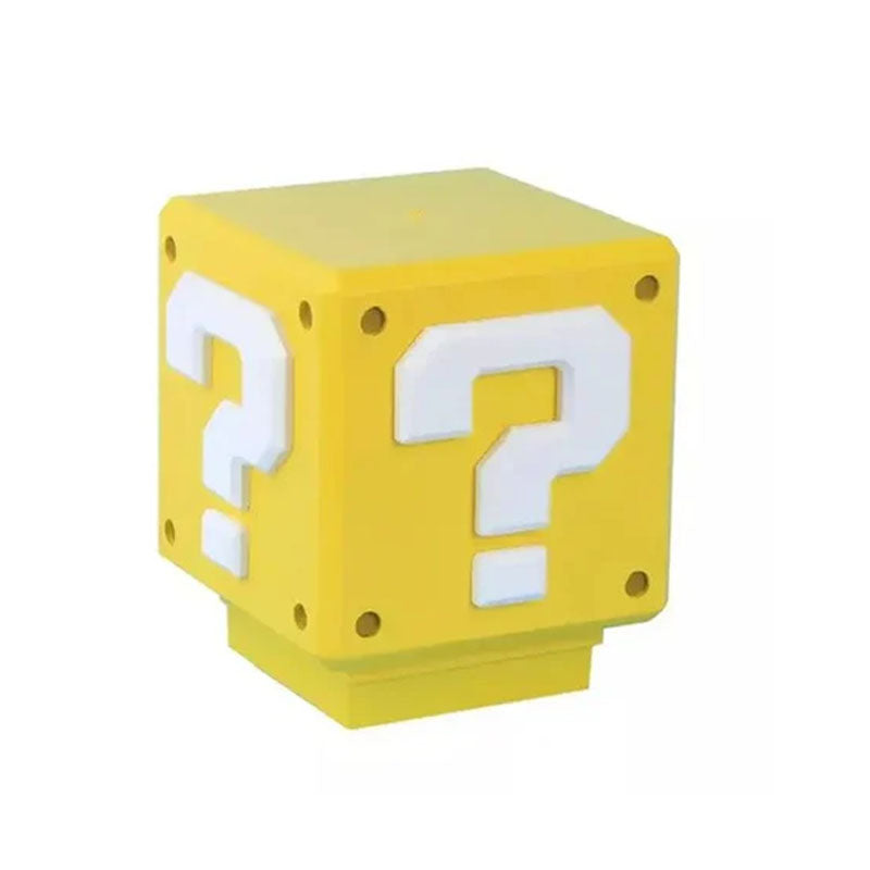 LED 3D Question Mark Night Light Super Mario Bros Edition with 3 Modes