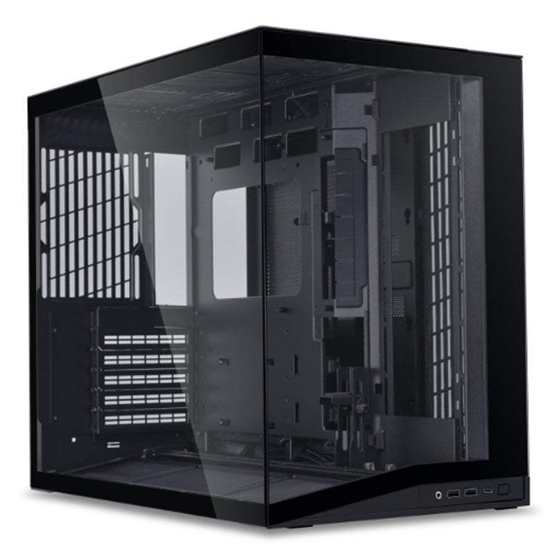 LIAN LI O11 Dynamic Mini V2 ATX Mid Tower Gaming Case - Black (Fans Not Included)