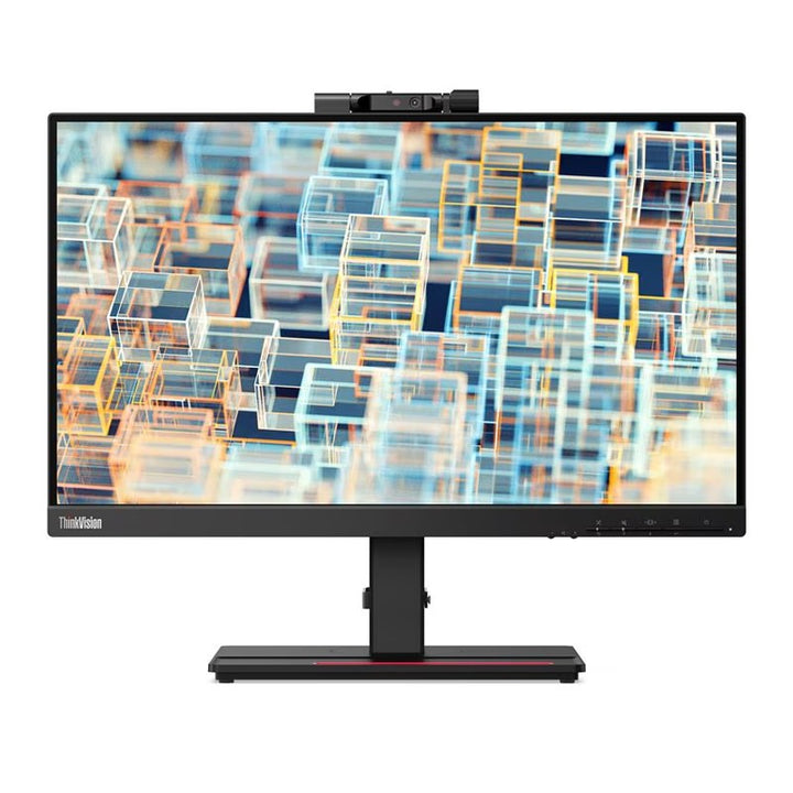 لينوفو شاشة  ثينك فيجن T22v-20 - مقاس 21.5 بوصة FHD / زمن استجابة 6ms / كاميرا IR + FHD 1080p / منفذ D-Sub / منفذ HDMI 1.4 / منفذ DisplayPort 1.2 / منفذ USB 3.2 Gen 1 
