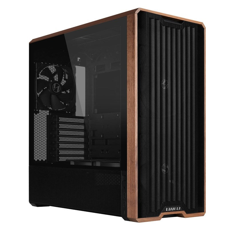 LIAN LI Lancool 217 Mid Tower ATX Gaming Case - Black (5 Fans Included)