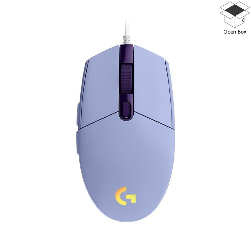 Logitech G203 LIGHTSYNC RGB Lighting Gaming Mouse - Lilac - Open Box