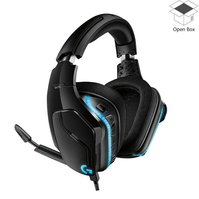 Logitech G635 7.1 LIGHTSYNC RGB Gaming Headset PC/PS4/XB1/Mobile - Open Box