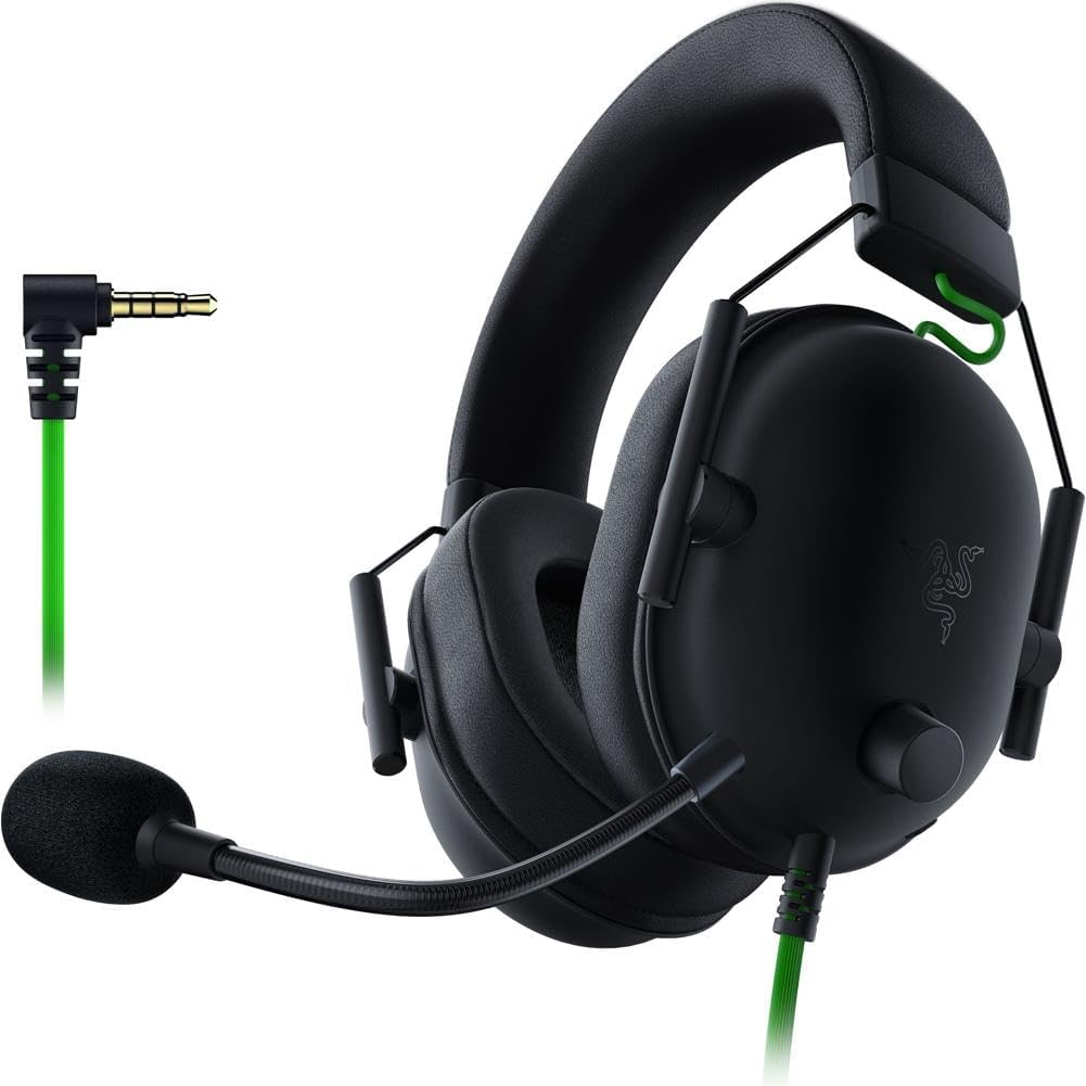 Razer BlackShark V2 X Multi-Platform Wired Esports Gaming Headset - Black