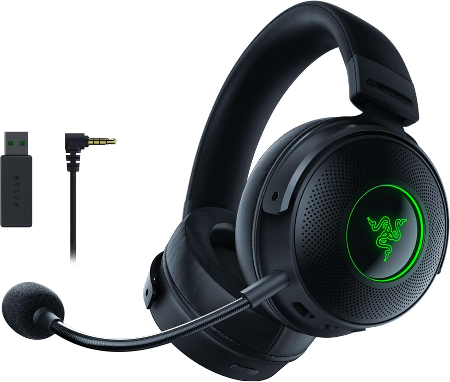 Razer Kraken V3 Pro Wireless Gaming Headset with Haptic Technology - Black