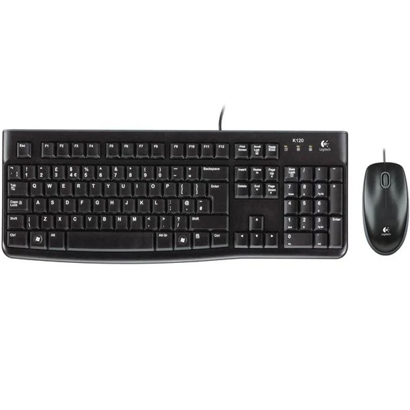 Logitech Kw Logitech Wired Keyboard & Mouse MK120