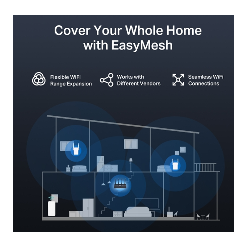 Mercusys BE3600 Dual Band Wi-Fi 7 Router