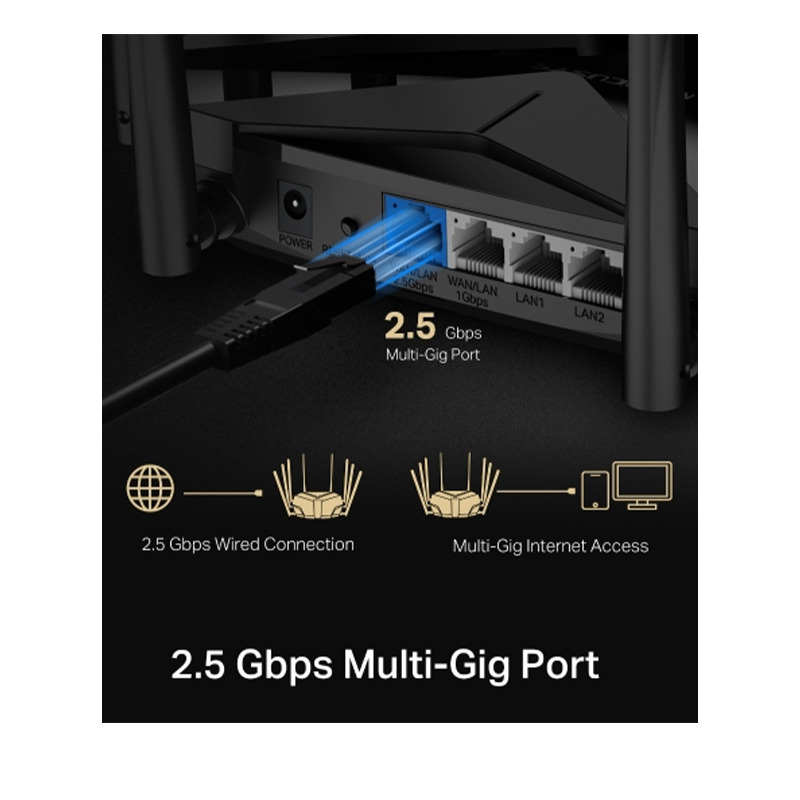 Mercusys AX6000 8-Stream Wi-Fi 6 Router