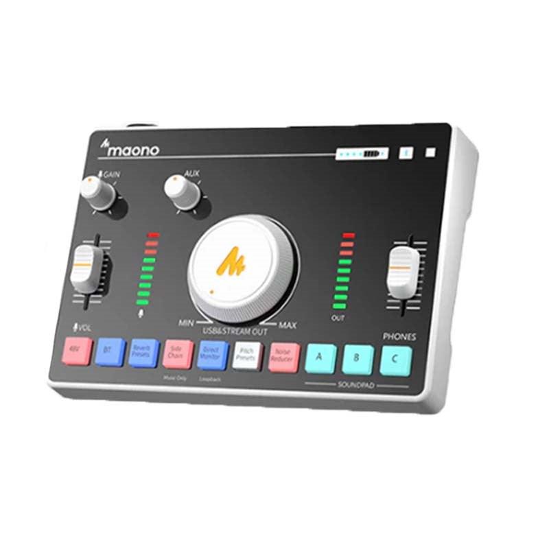 Maonocaster AMC2 NEO One-Stop Streaming Audio Mixer & Sound Card- Black
