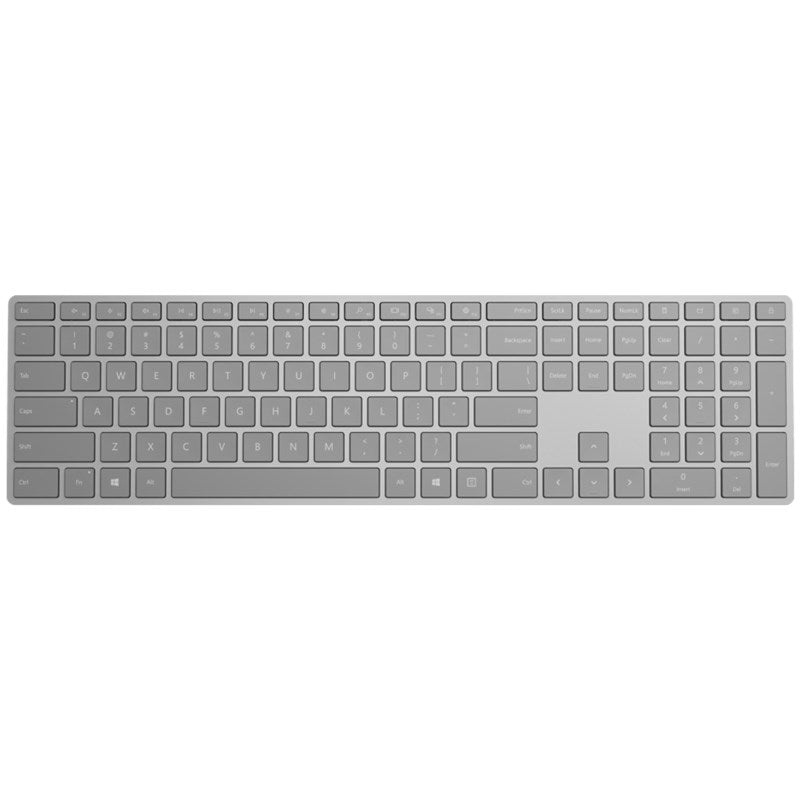Microsoft Surface Wireless Keyboard, Bluetooth, English-Arabic - Grey