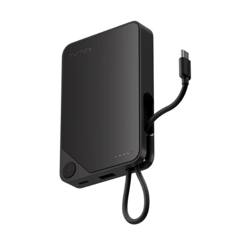 Momax 1-Power X Battery Pack (10000mAh) with Built-in USB-C Cable