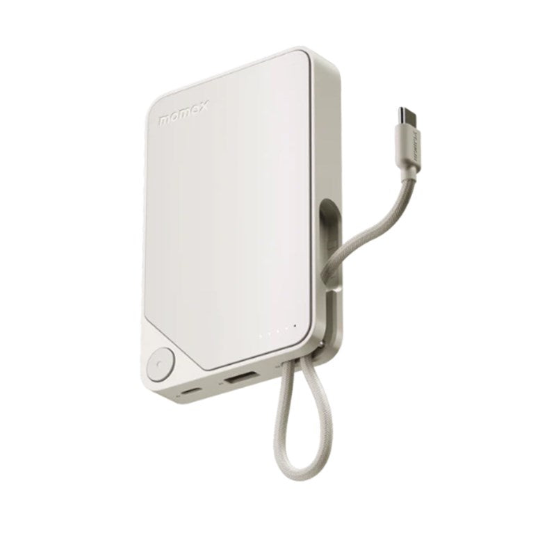 Momax 1-Power X Battery Pack (10000mAh) with Built-in USB-C Cable