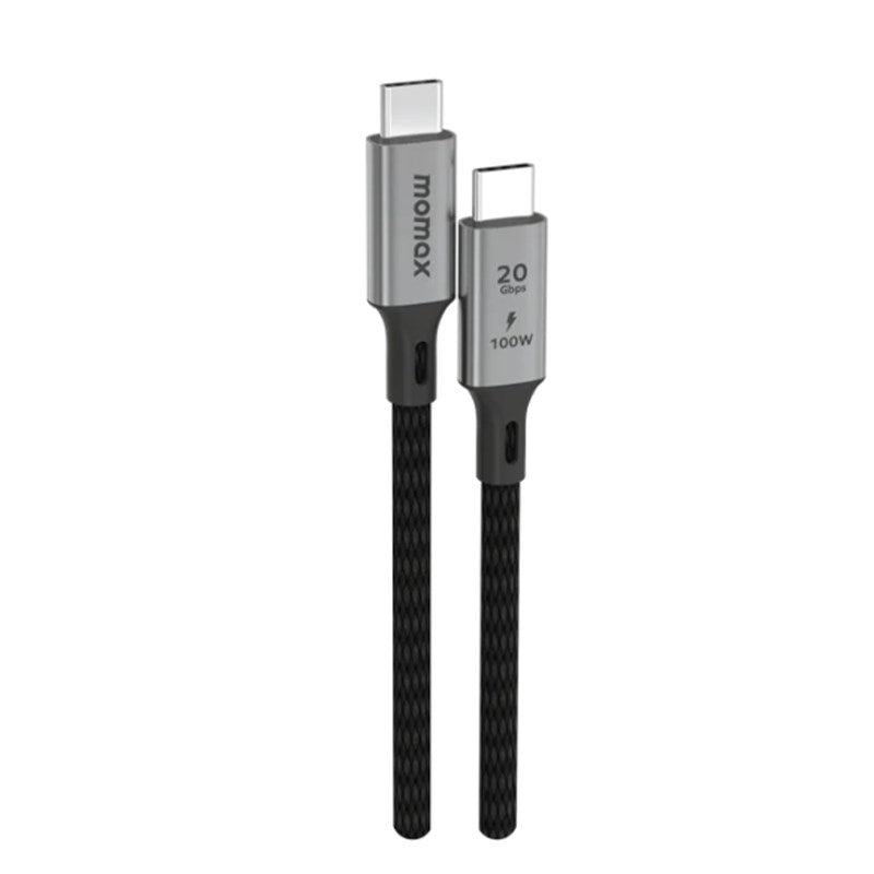 Momax Elite 100W USB-C USB3.2 Gen 2x2 20Gbps Cable 2 M, Black