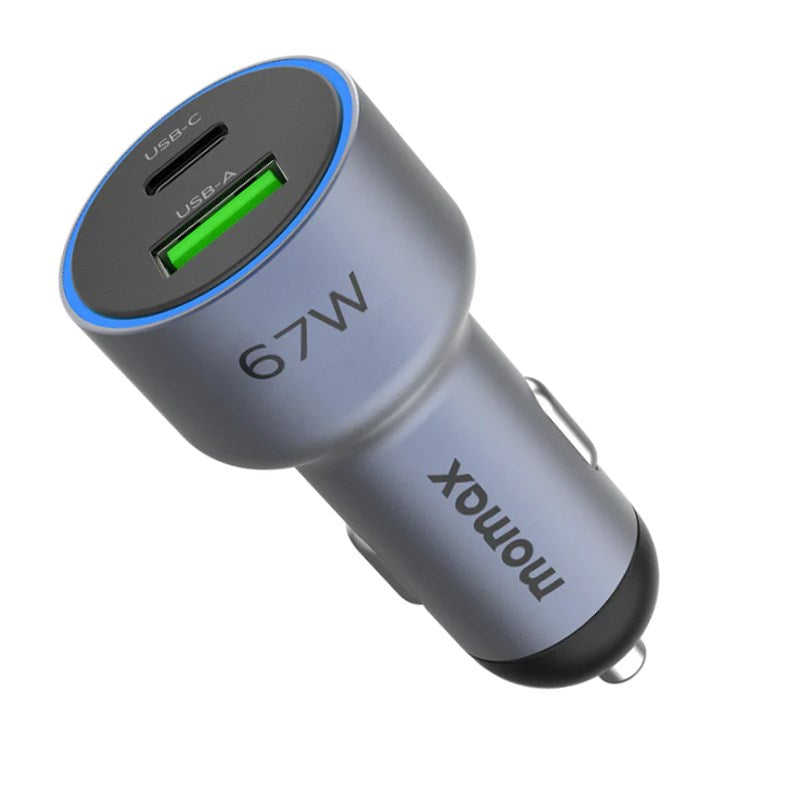 Momax MoVe 67 Watts Dual-Port Car Charger