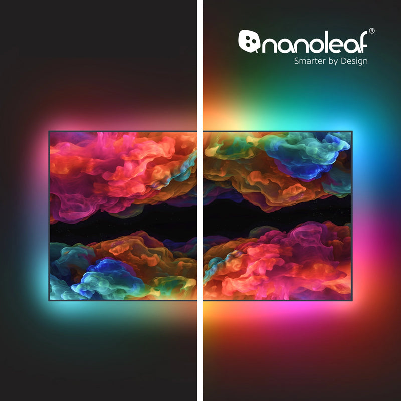 Nanoleaf 4D Screen Mirror + LED Light Strip 4M Kit For TVs & Monitors Up to 65″ (165cm) - Black