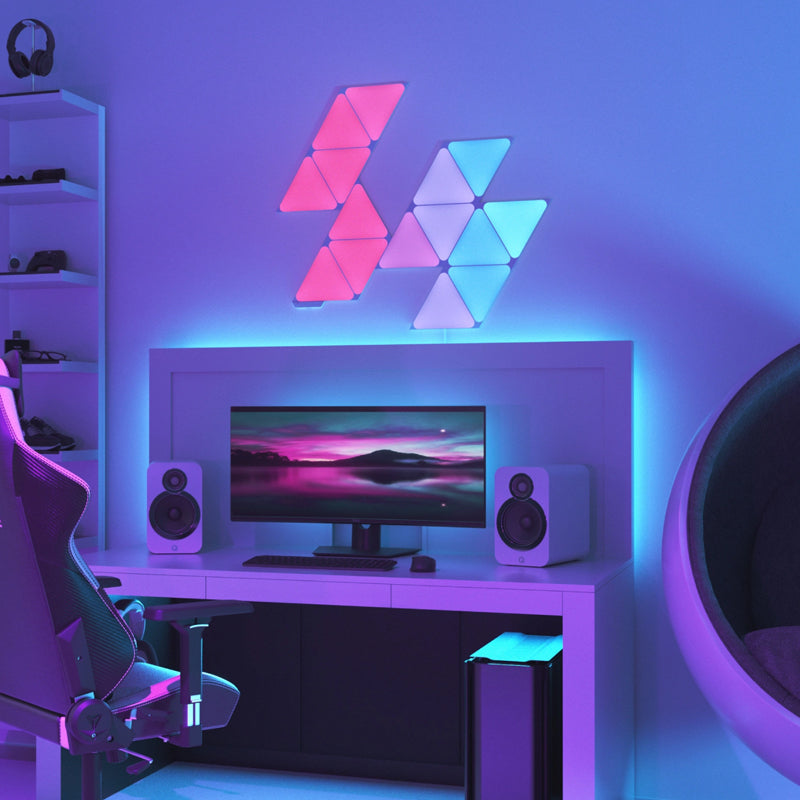 Nanoleaf Shapes Triangles Starter Kit 15 Light Panels - White