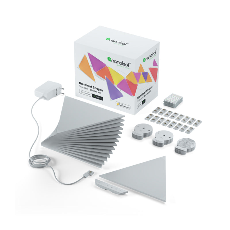 Nanoleaf Shapes Triangles Starter Kit 15 Light Panels - White