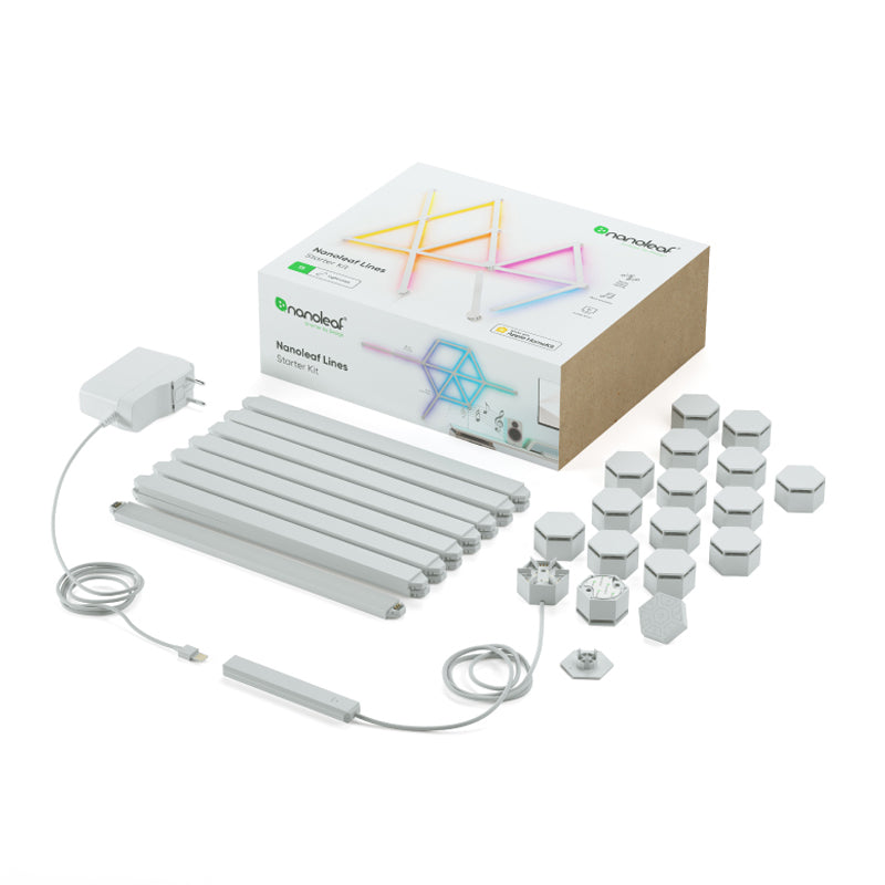 Nanoleaf Lines Starter Kit  15 Light Bars - White
