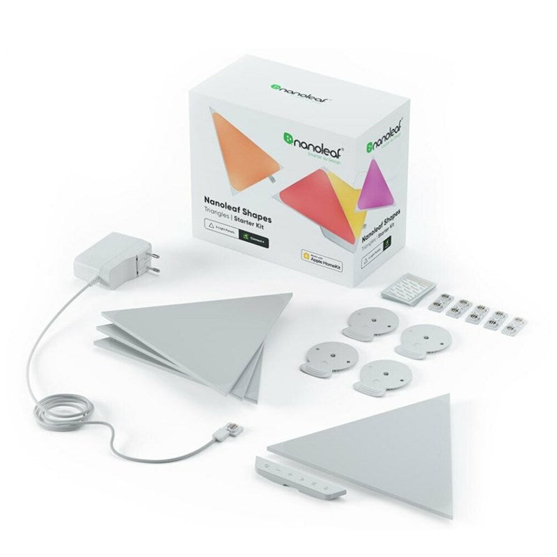 Nanoleaf Shapes Triangles Starter Kit 4 Light Panels - White