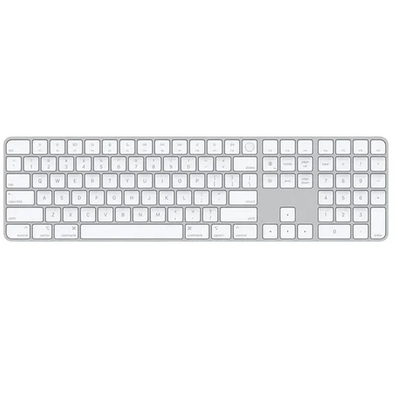 Magic Keyboard with Touch ID and Numeric Keypad for Mac models with Apple silicon - US English - White Keys